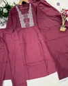 KF Kalaai Cotton Embroidery Kurti With Bottom Dupatta Wholesale Market In Surat
